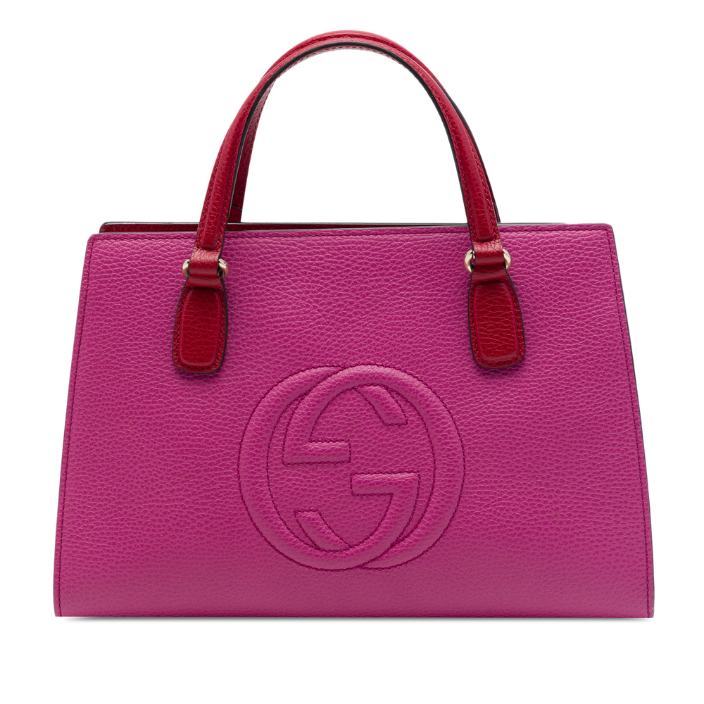 Pre-Loved Gucci Medium Leather Soho Satchel